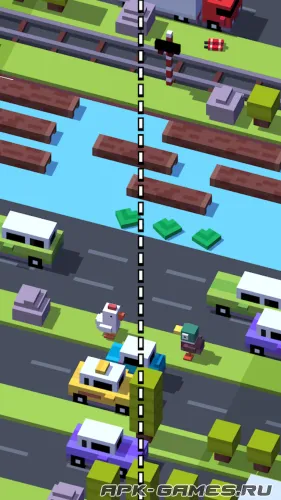 Скриншоты из Crossy Road на Андроид 2