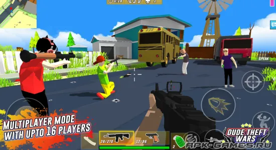 Скриншоты из Dude Theft Wars на Андроид 2