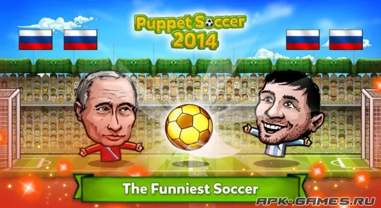 Скриншоты из Puppet soccer 2014 на Андроид 1