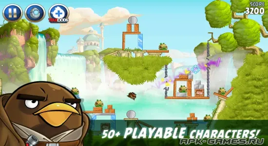 Скриншоты из Angry Birds Star Wars II Free на Андроид 3