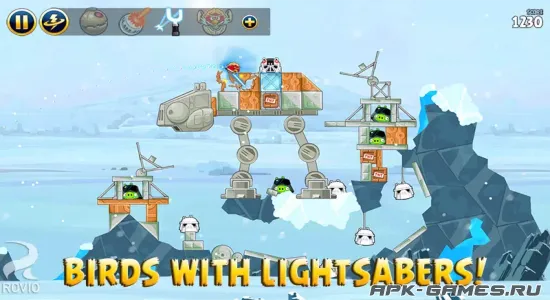 Скриншоты из Angry Birds Star Wars на Андроид 2