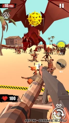 Скриншоты из Merge Gun Shoot Zombie на Андроид 3