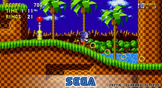 Скриншоты из Sonic the Hedgehog на Андроид 1