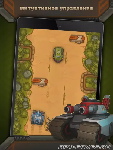 Скриншоты из Way of Tanks на Андроид 3