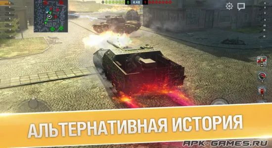 Скриншоты из World of Tanks Blitz на Андроид 2