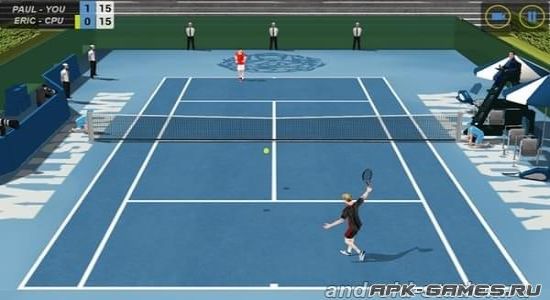 Скриншоты из Flick Tennis на Андроид 3