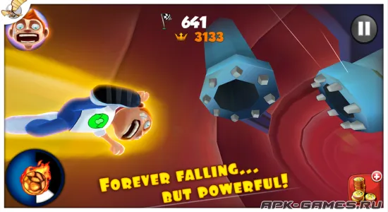 Скриншоты из Super Falling Fred на Андроид 2