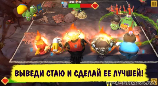 Скриншоты из Angry Birds Evolution на Андроид 2