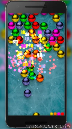 Скриншоты из Магнитные шарики на Андроид 2