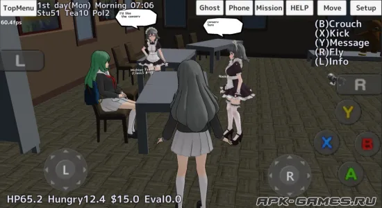 Скриншоты из School Girls Simulator на Андроид 3
