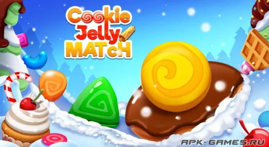 Скриншоты из Cookie Jelly Match на Андроид 1