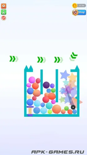 Скриншоты из Bounce and pop на Андроид 2