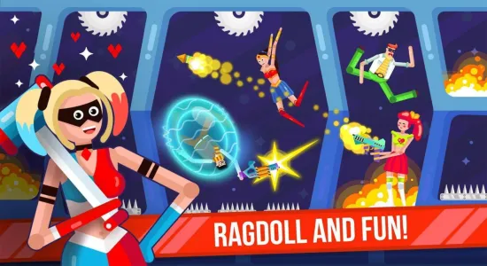 Скриншоты из Ragdoll Rage: Heroes Arena на Андроид 2