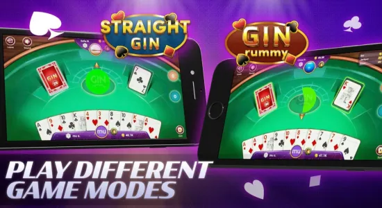 Скриншоты из Gin Rummy Online — Free Card Game на Андроид 2