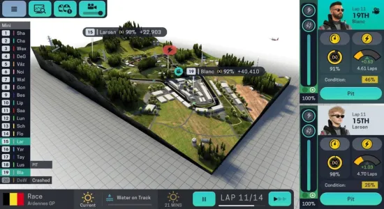Скриншоты из Motorsport Manager Mobile 3 на Андроид 3