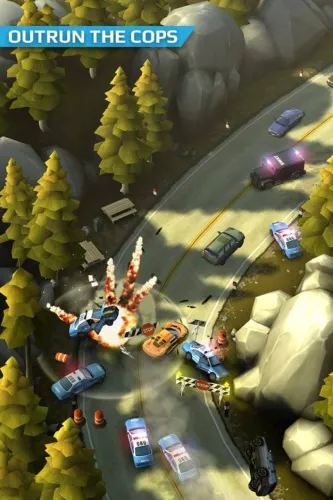 Скриншоты из Smash Bandits Racing на Андроид 3