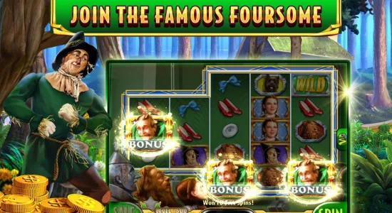 Скриншоты из Wizard of Oz Slots Games на Андроид 1