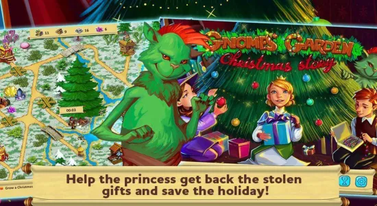 Скриншоты из Gnomes Garden: Christmas story на Андроид 1