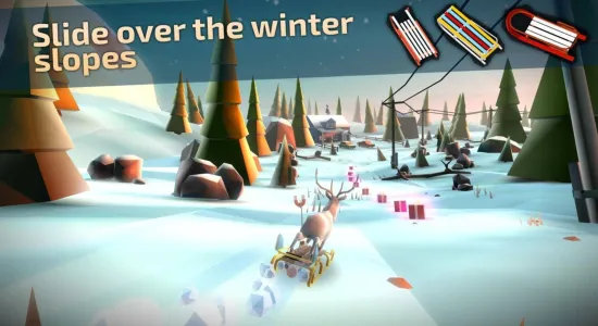Скриншоты из Animal Adventure: Downhill Rush на Андроид 1