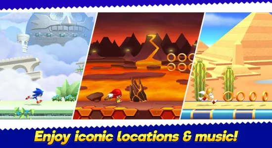 Скриншоты из Sonic Runners Adventure на Андроид 2
