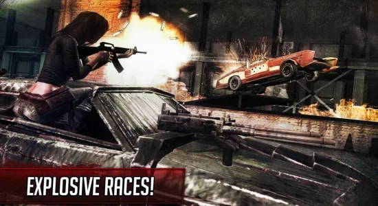 Скриншоты из Death Race — Shooting Cars на Андроид 2