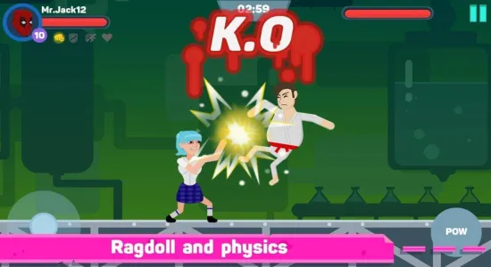 Скриншоты из Ragdoll Warriors: Crazy Fighting Game на Андроид 2