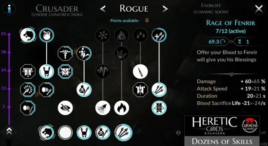 Скриншоты из HERETIC GODS – Ragnarök на Андроид 2