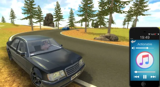 Скриншоты из Benz E500 W124 Drift Simulator на Андроид 3