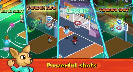 Скриншоты из Pixel Basketball: Multiplayer на Андроид 2