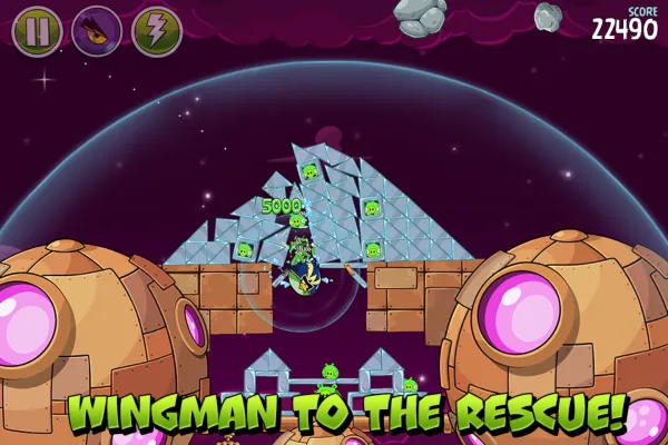 Скриншоты из Angry Birds Space на Андроид 2