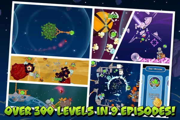 Скриншоты из Angry Birds Space на Андроид 3