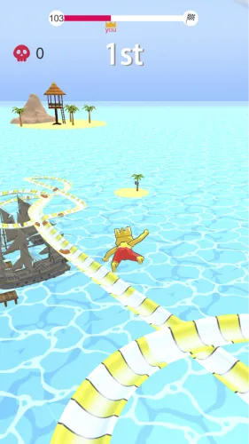 Скриншоты из Aquapark.io на Андроид 2