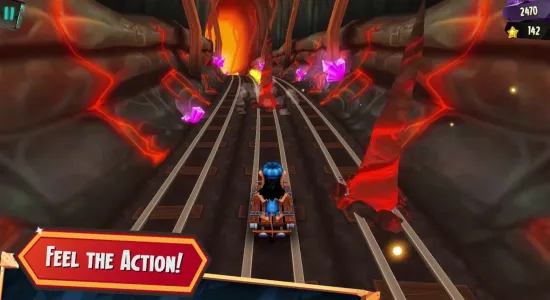 Скриншоты из Hugo Troll Race 2 Rail Rush на Андроид 3