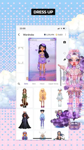 Скриншоты из Everskies Virtual Dress up на Андроид 1