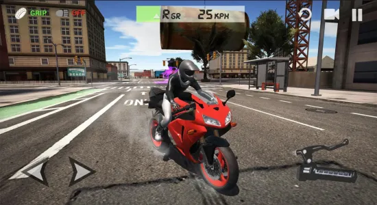 Скриншоты из Ultimate Motorcycle Simulator на Андроид 3