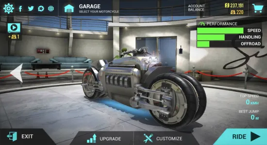 Скриншоты из Ultimate Motorcycle Simulator на Андроид 2
