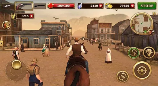 Скриншоты из West Gunfighter на Андроид 2