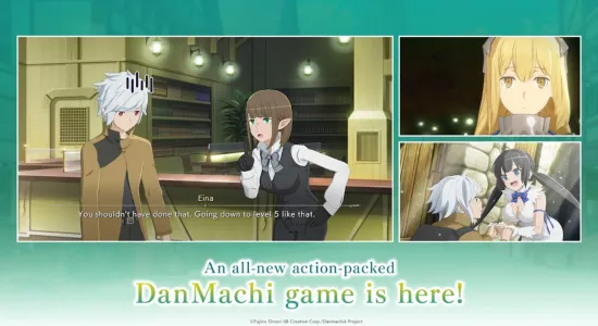 Скриншоты из DanMachi BATTLE CHRONICLE на Андроид 2