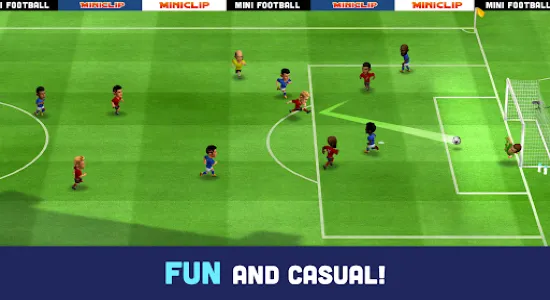 Скриншоты из Mini Football на Андроид 1