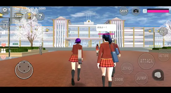 Скриншоты из SAKURA School Simulator на Андроид 3