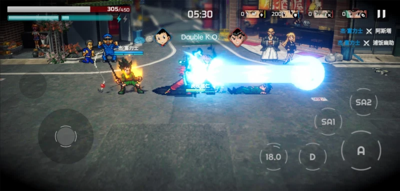 Скриншот №1 Ultra Battle - герои аниме в одной игре