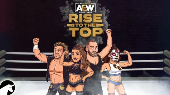 Постер AEW: Rise of the Top - игра про рестлинг