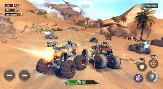 Скриншоты из RACE: Rocket Arena Car Extreme на Андроид 3